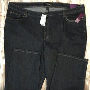 Size 28 Plus Lane Bryant Dark Jeans